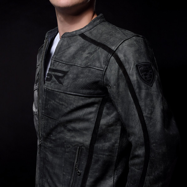 4SR motocyklová bunda Bobber  z predu bok