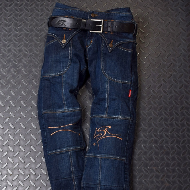 4SR dámské kevlarové Jeans Lady Star s páskem Miss