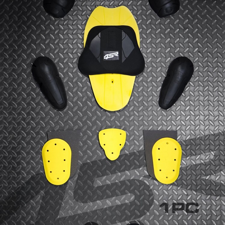 4SR Racing Neon AR kombinéza na motorku chrániče