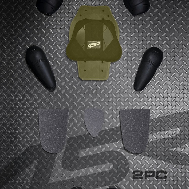 4SR dvojdielna dámska kombinéza na motorku RR Lady Pink chrániče