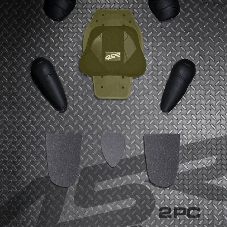 4SR kombinéza na motorku RR Evo III Diablo chrániče