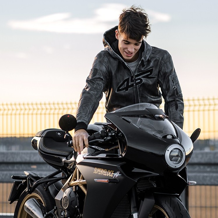 Hoodie Jacketdetail pri motorke 