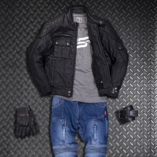 4SR retro bunda na motorku Urban Cafe kombinácie 