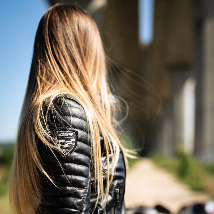 4SR dámska, kožená moto bunda B - Monster Lady