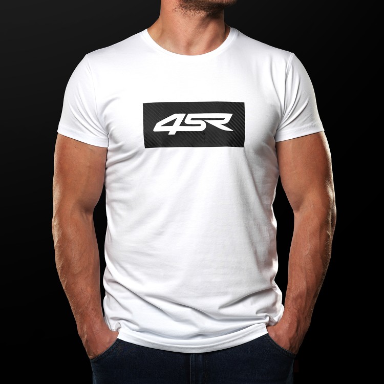 Tričko Logo Carbon White