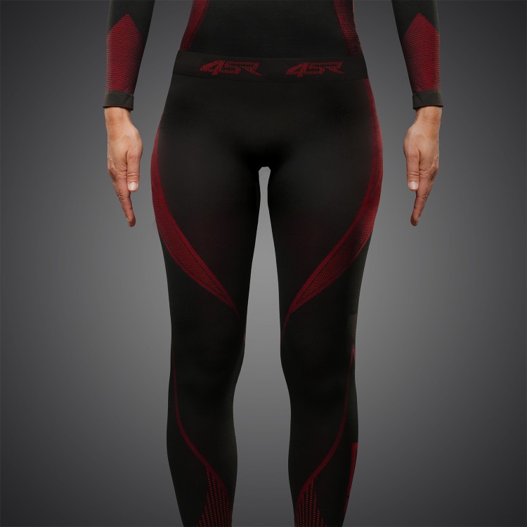 Dámske funkčné bezšvové nohavice Ladies Seamless Pants Red