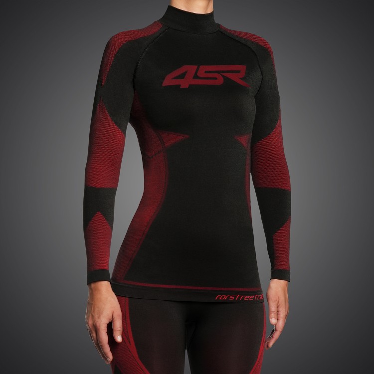 Dámske funkčné bezšvové tričko Ladies Seamless Shirt Red