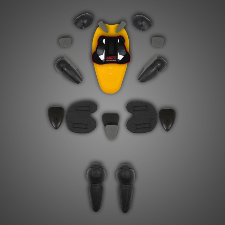 4SR vkládací hrudní chránič do kombinéz a bund na motorku