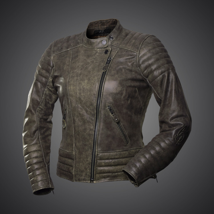 4SR dámská motocyklová bunda Cool Lady Retro bunda z predu 