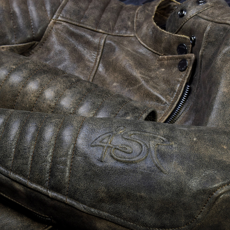 4SR dámská motocyklová bunda Cool Lady Retro bunda detail na lakeť