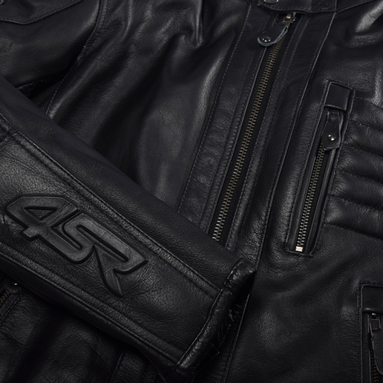 4SR černá bunda na motorku Cool