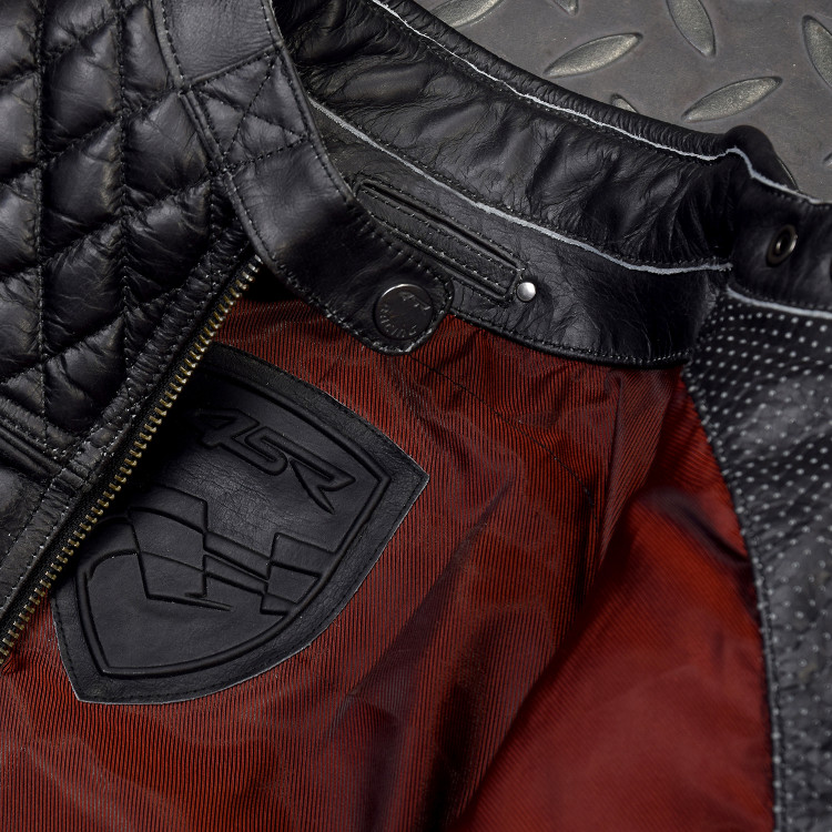 4SR dámska kožená moto bunda Scrambler Lady Petroleum