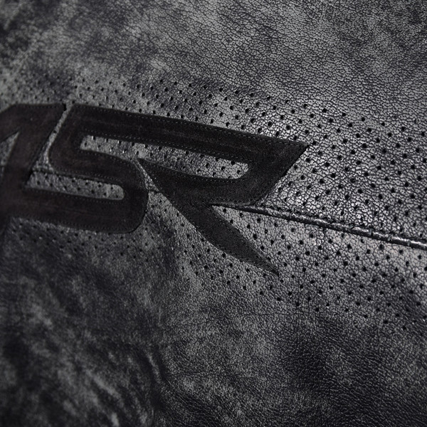 4SR motocyklová bunda Bobber detail na hrudník logo