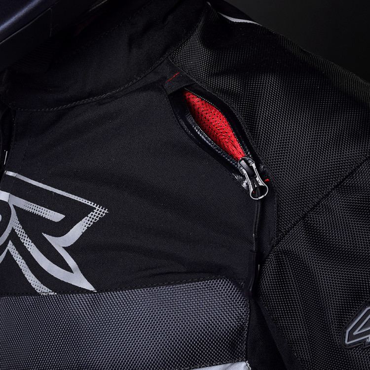 4SR textilní moto bunda Young Gun Shadow bunda z boku rameno