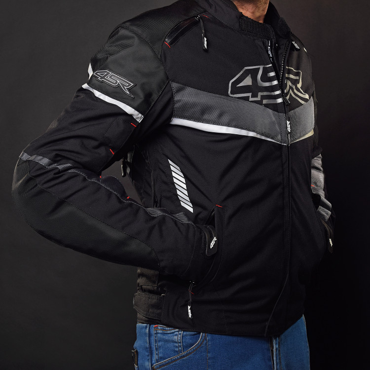 4SR textilní moto bunda Young Gun Shadow bunda z boku