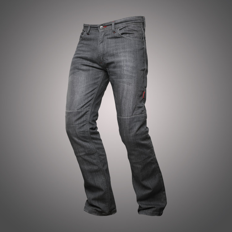 4SR sivé  moto jeans Cool Grey s patentovaným systémem uchytenia chráničou   1