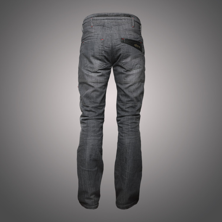 4SR sivé  moto jeans Cool Grey s patentovaným systémem uchytenia chráničou   2
