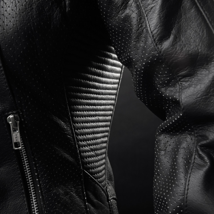 4SR luxusní dámská bunda na motorku Angel Wings detail na strečovú  časť 