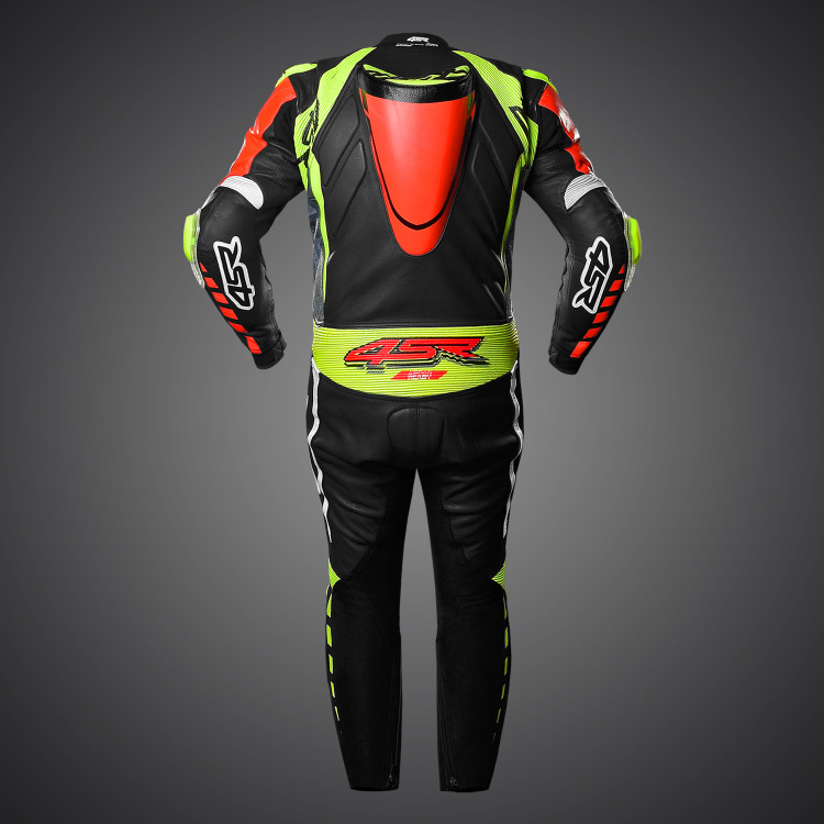 4SR Racing Neon AR kombinéza na motorku zo zadu 