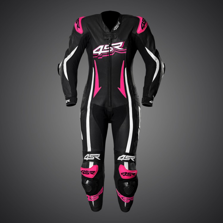 4SR Racing Lady Pink 020 dámska jednodielna kombinéza detail