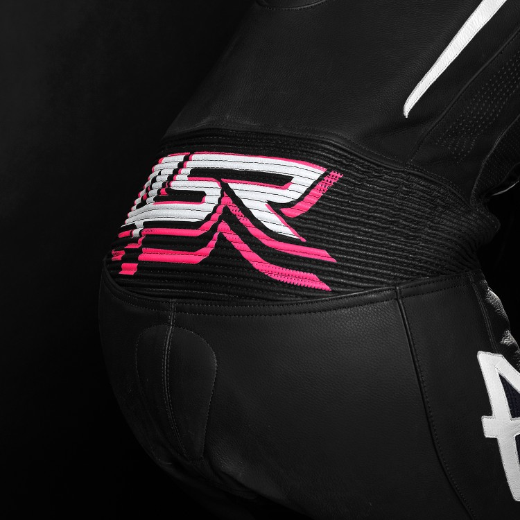 4SR Racing Lady Pink 020 dámska jednodielna kombinéza chrbát