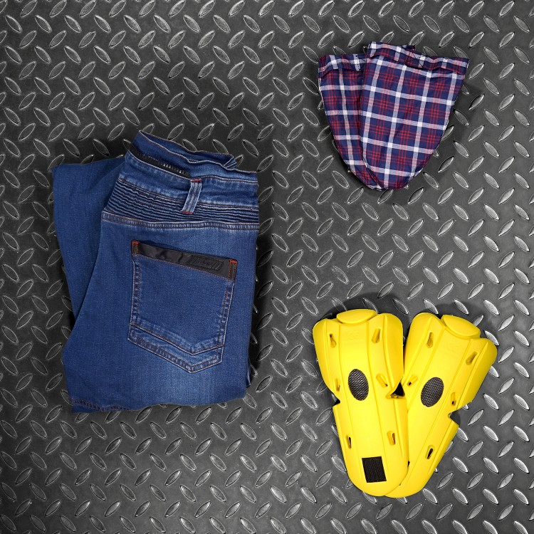 4SR pánske kevlarové jeans Club Sport s patentovaným systémem uchytenia chráničou 5