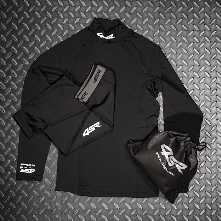 4SR Funkčné nohavice Six-Pack Black