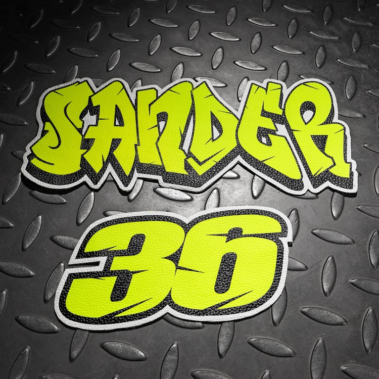 Kožené logo velké