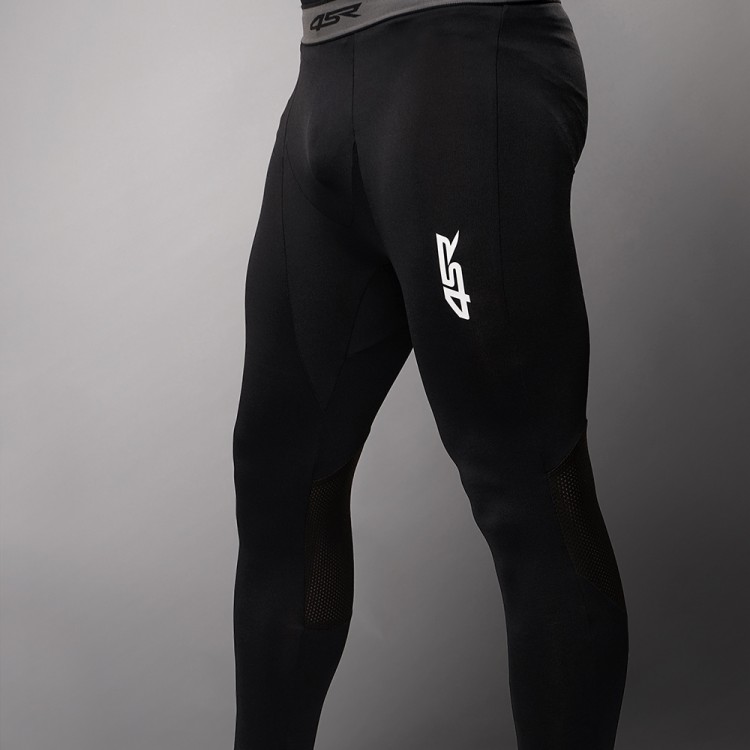 4SR Funkčné nohavice Six-Pack Black