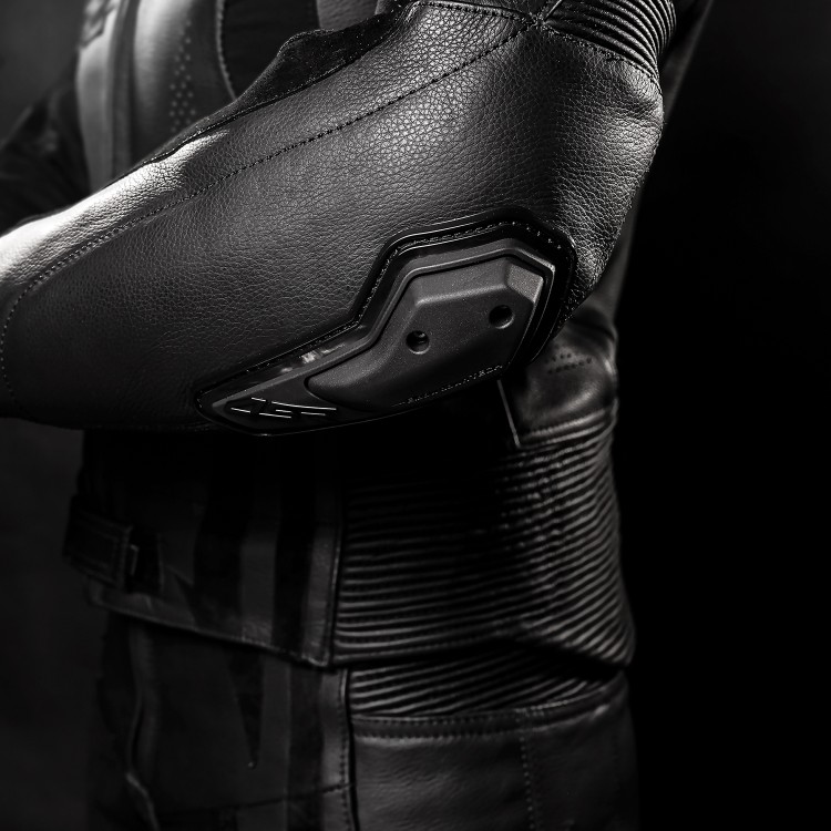 4SR dámska dvojdielna kombinéza RR Lady Black Series lakeť 2