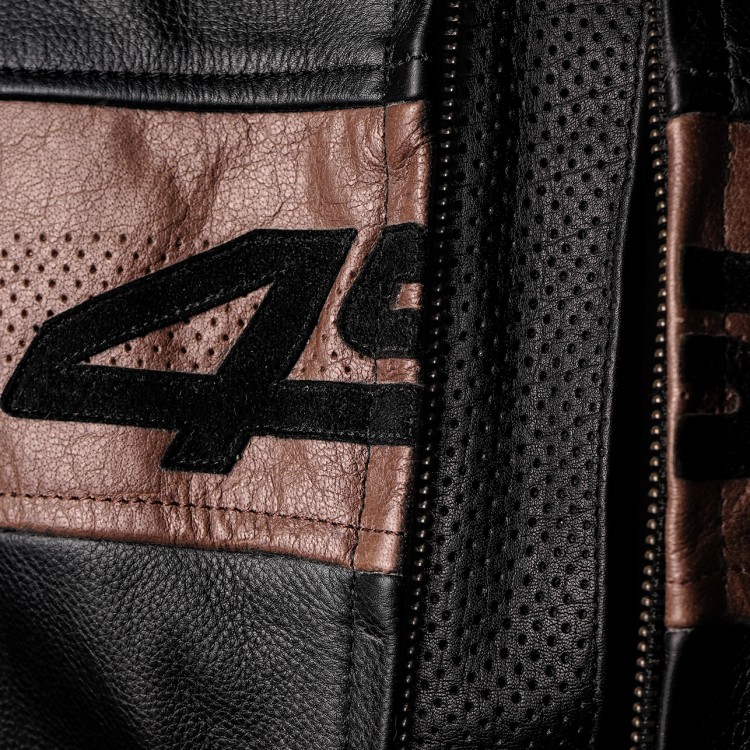 Hooligan Brown detail na zips 