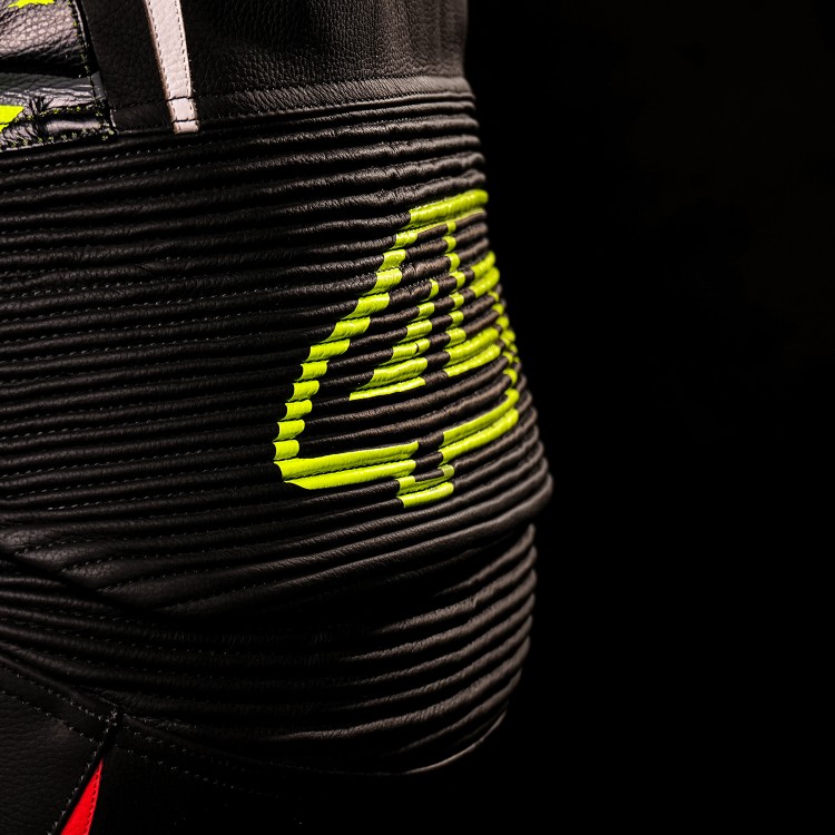 4SR kombinéza na motorku RR Evo III Camo AR  chrbat