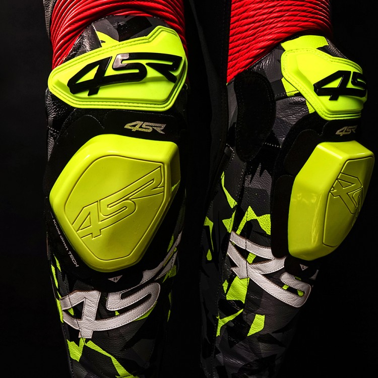 4SR kombinéza na motorku RR Evo III Camo AR  kolena