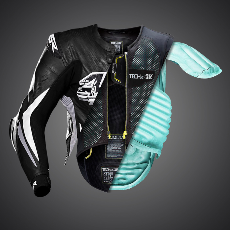 4SR Racing Power AR kombinéza na motorku airbag vesta