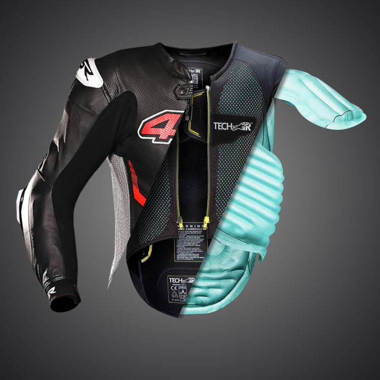 4SR jednodielna kombinéza z klokanej kože Racing Ultra Light AR  AIRBAGOVÁ VESTA