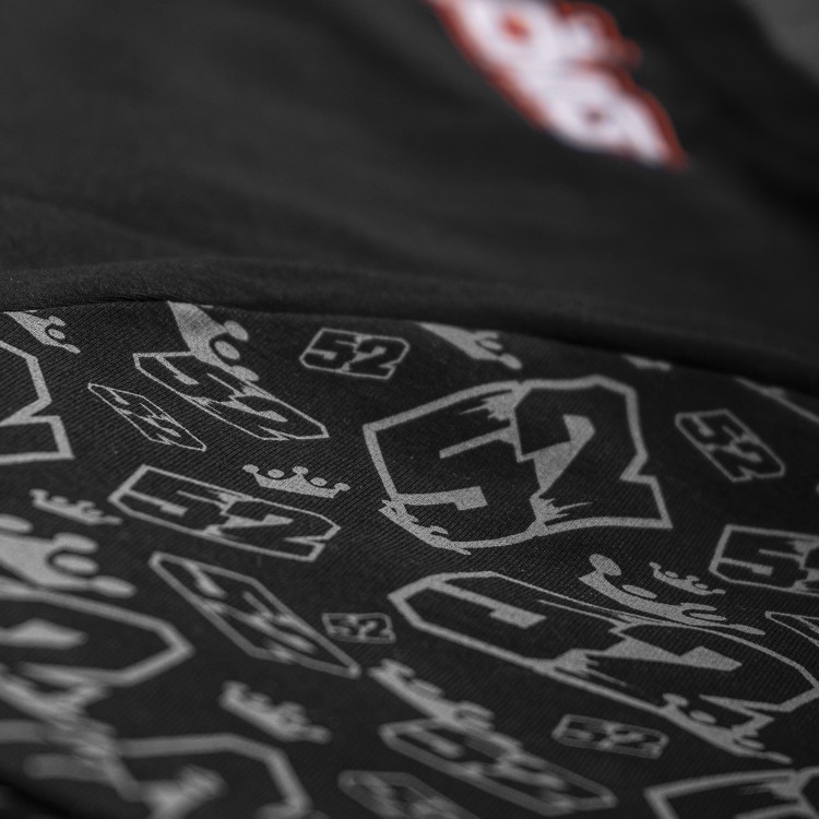 4SR čierne tričko Oliver König #52 Black