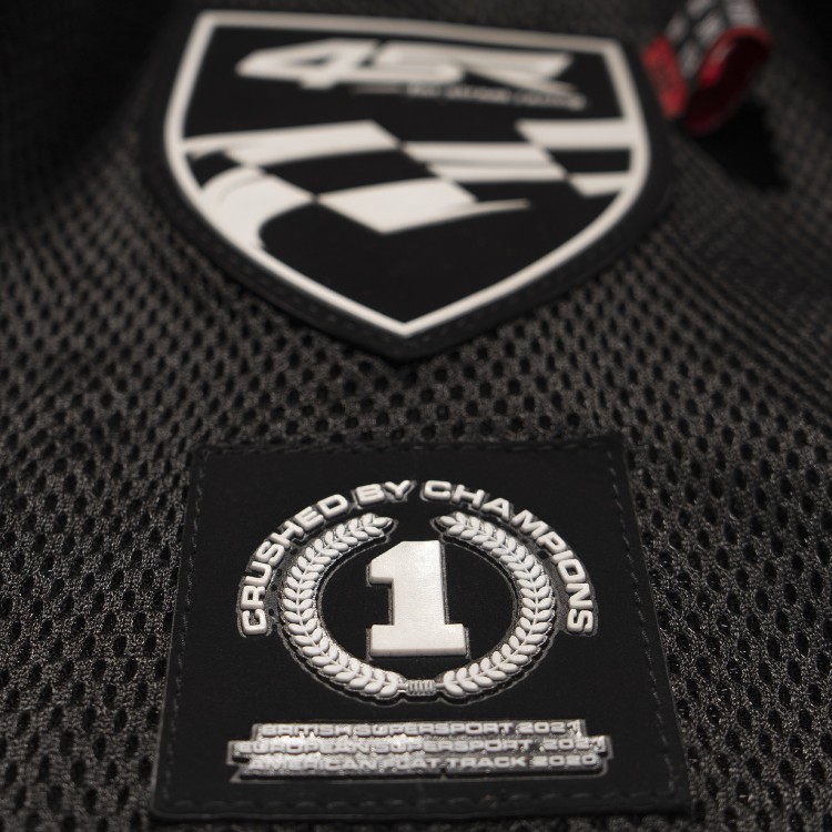 4SR Club Sport Neon AR bezpečná a pohodlná motocyklová bunda  logo