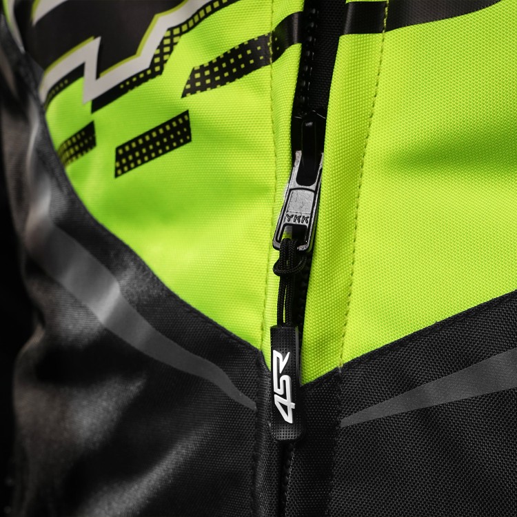 4SR textilná moto bunda RTX Nitro - odnímateľná termovložka Borber Liner - YKK zips