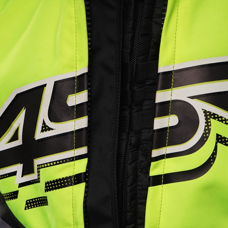 4SR textilná moto bunda RTX Nitro - rozopnutá predná časť s logom 4SR