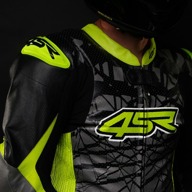 4SR kombinéza Racing Ultra Light Grey AR detail3