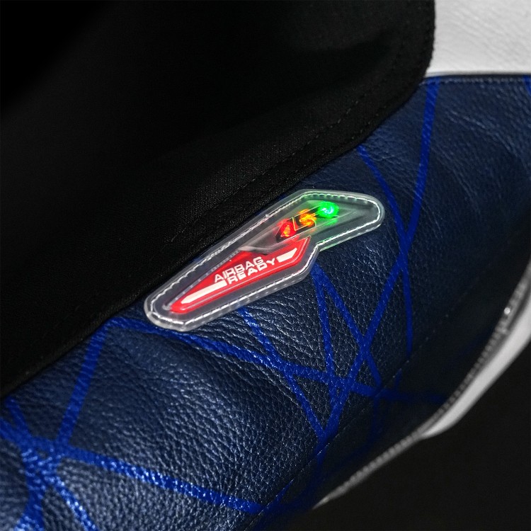 Dvojdielna motocyklová kombinéza 4SR RR Blue AR