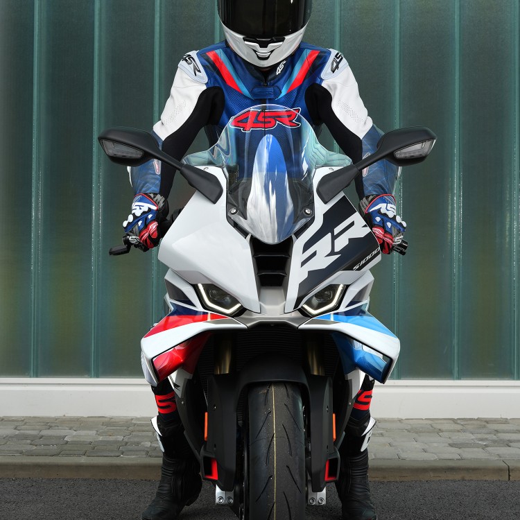 Dvojdielna motocyklová kombinéza 4SR RR Blue AR