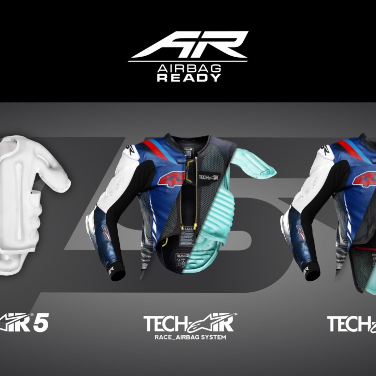 Dvojdielna motocyklová kombinéza 4SR RR Blue AR