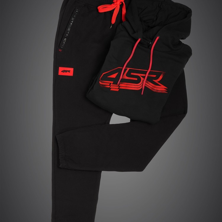 4SR Voľnočasové tepláky Garage Black