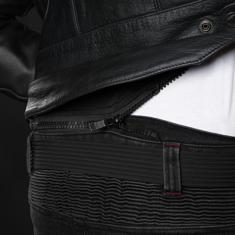 4SR moto džínsy GTS Black