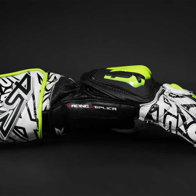 4SR športové moto rukavice RR Aramid Core White