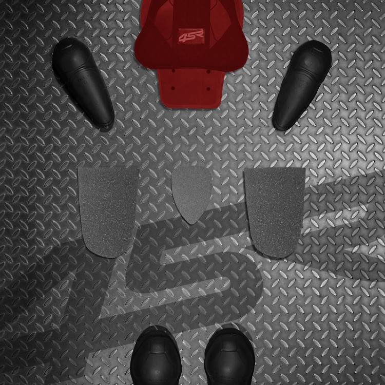 Dvojdielna motocyklová kombinéza 4SR RR Pista AR