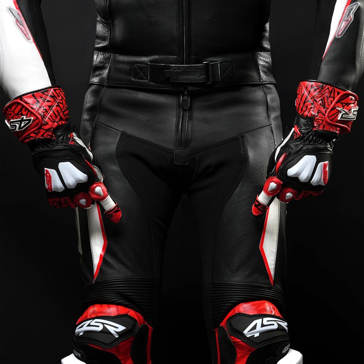 Dvojdielna motocyklová kombinéza 4SR RR Pista AR