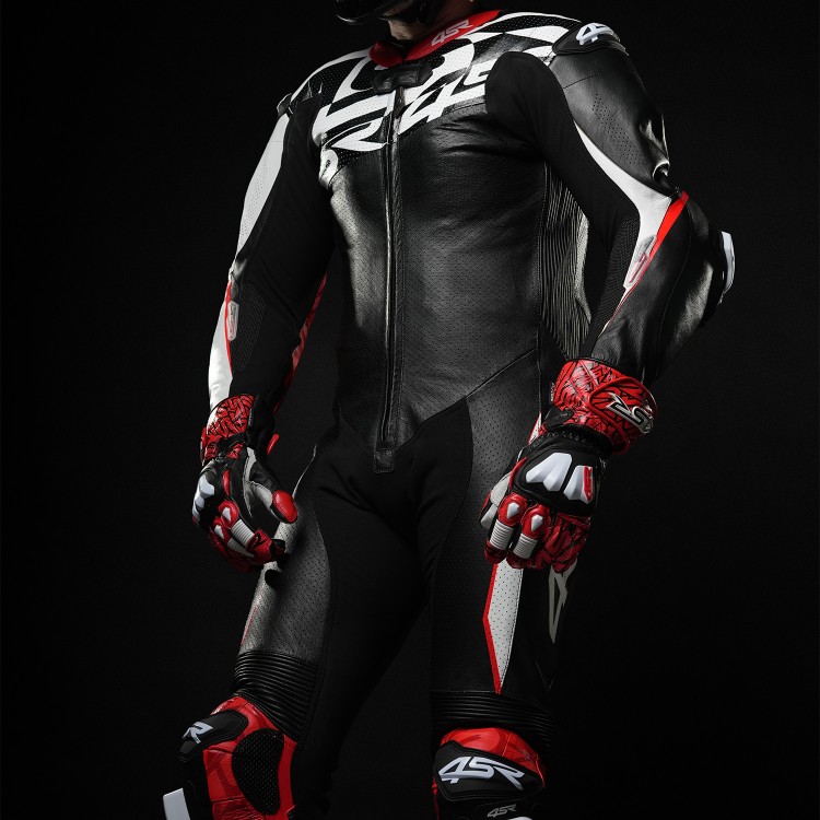 4SR jednodielna kombinéza z klokanej kože Racing Ultra Pista AR