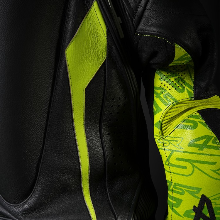 4SR detská jednodielna kombinéza Racing Junior Yellow AR